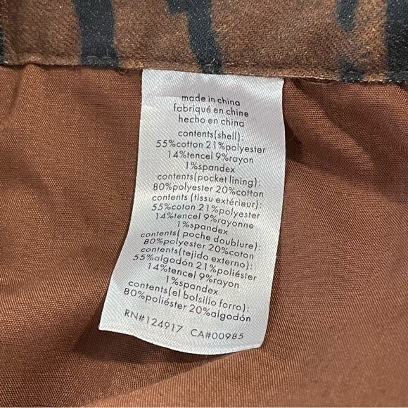 NWT WeWoreWhat The Icon Jeans Tiger Piped Stiletto Split Hem Denim Size 24 - Picture 9 of 13